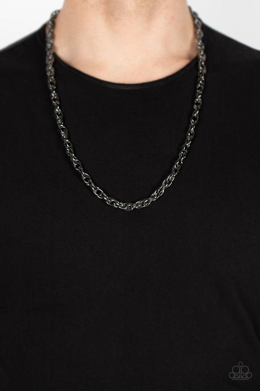 Chopper Hopper - Black - Paparazzi Necklace Image