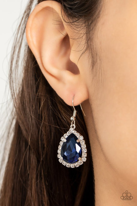 ​Bippity Boppity BOOM! - Blue - Paparazzi Earring Image