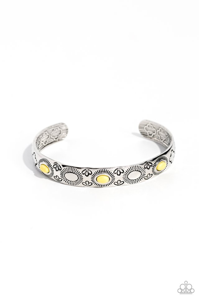 Cactus Canopy - Yellow - Paparazzi Bracelet Image
