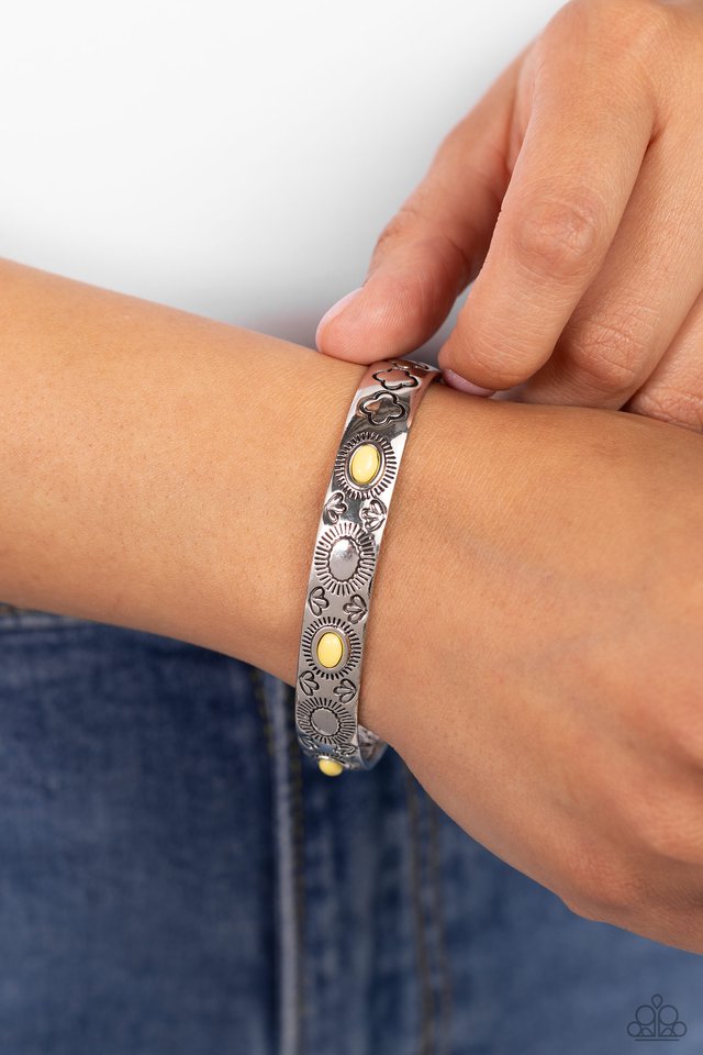 Cactus Canopy - Yellow - Paparazzi Bracelet Image