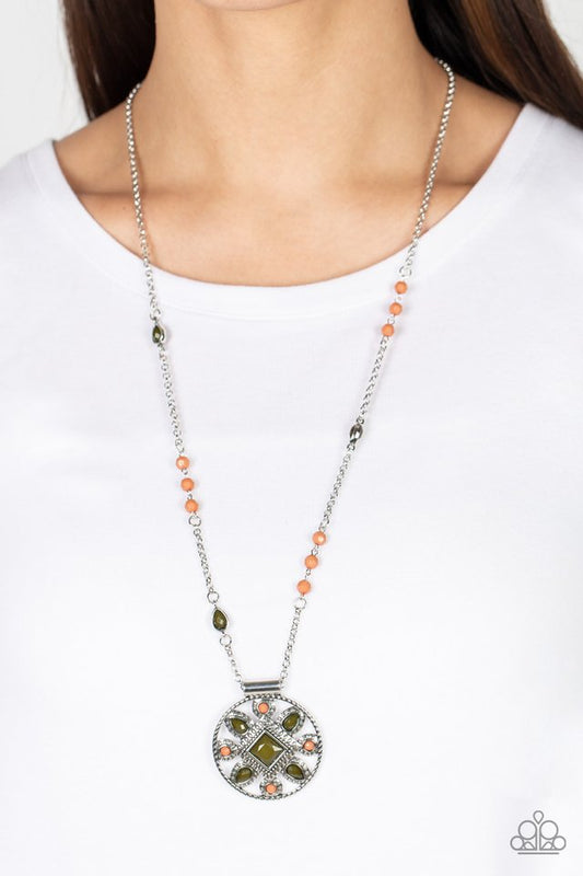 ���Sierra Showroom - Green - Paparazzi Necklace Image