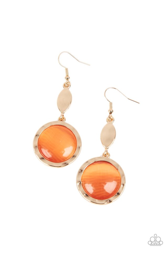 ���Magically Magnificent - Orange - Paparazzi Earring Image