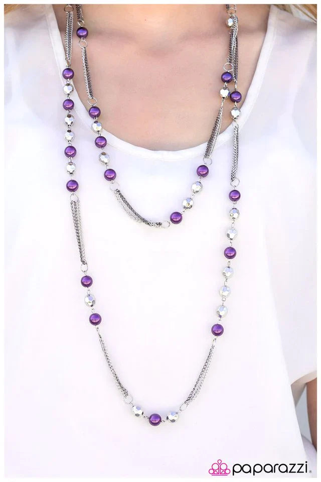 Paparazzi Necklace ~ Harmonious Dissonance - Purple