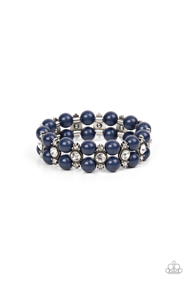 Starlight Reflection - Blue - Paparazzi Bracelet Image