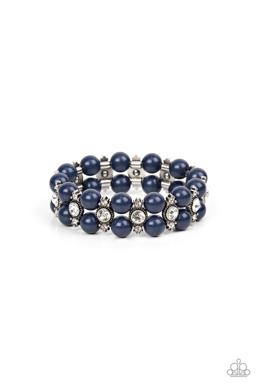 Starlight Reflection - Blue - Paparazzi Bracelet Image