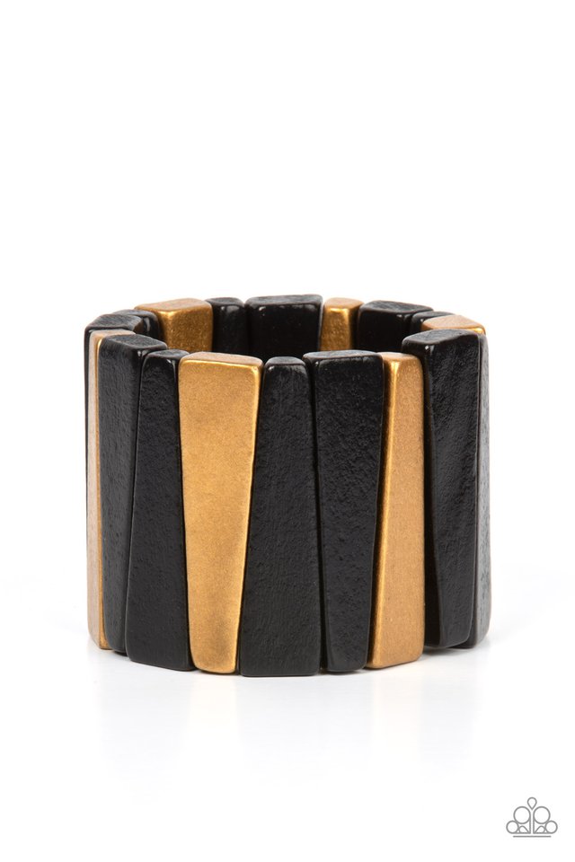 Bahama Boardwalk - Black - Paparazzi Bracelet Image