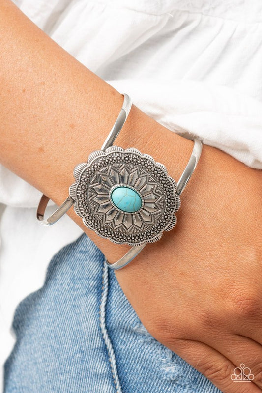 ​​​Mirage Magnificence - Blue - Paparazzi Bracelet Image