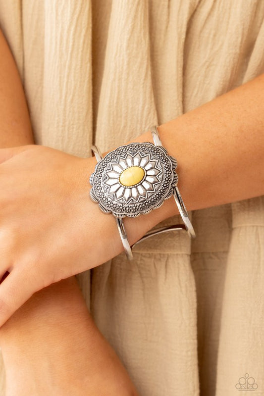 ​Mirage Magnificence - Yellow - Paparazzi Bracelet Image