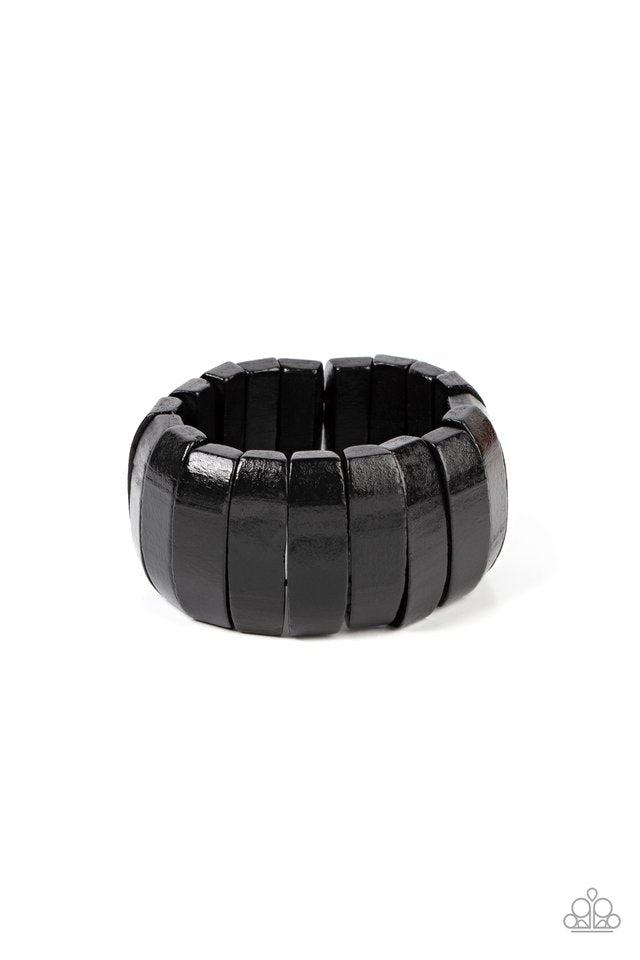 ​Boardwalk Bonanza - Black - Paparazzi Bracelet Image