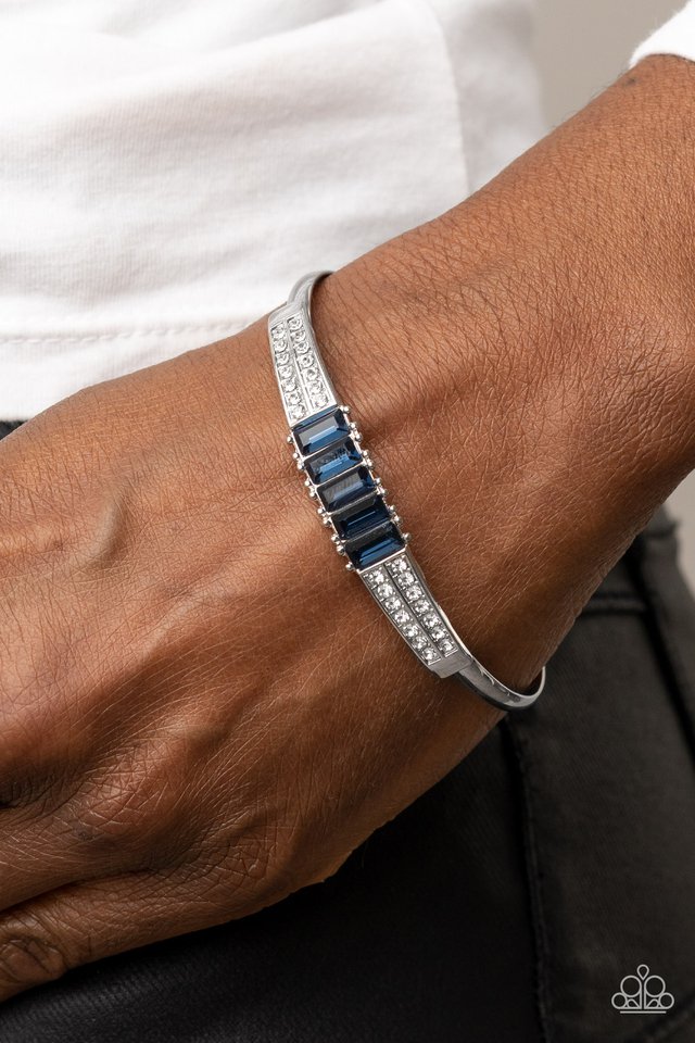Spritzy Sparkle - Blue - Paparazzi Bracelet Image