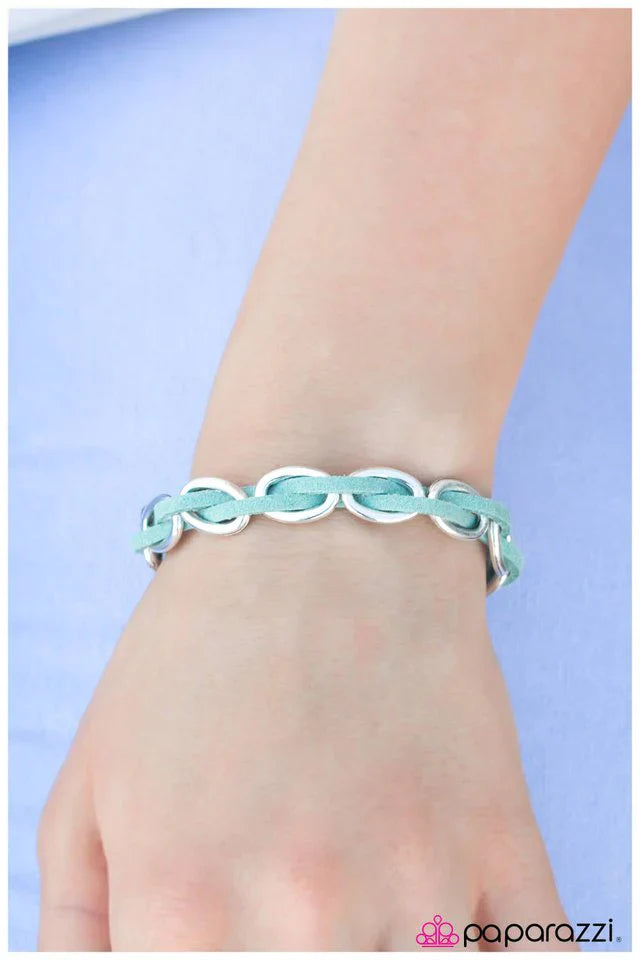 Paparazzi Bracelet ~ Hard to PerSUEDE - Blue