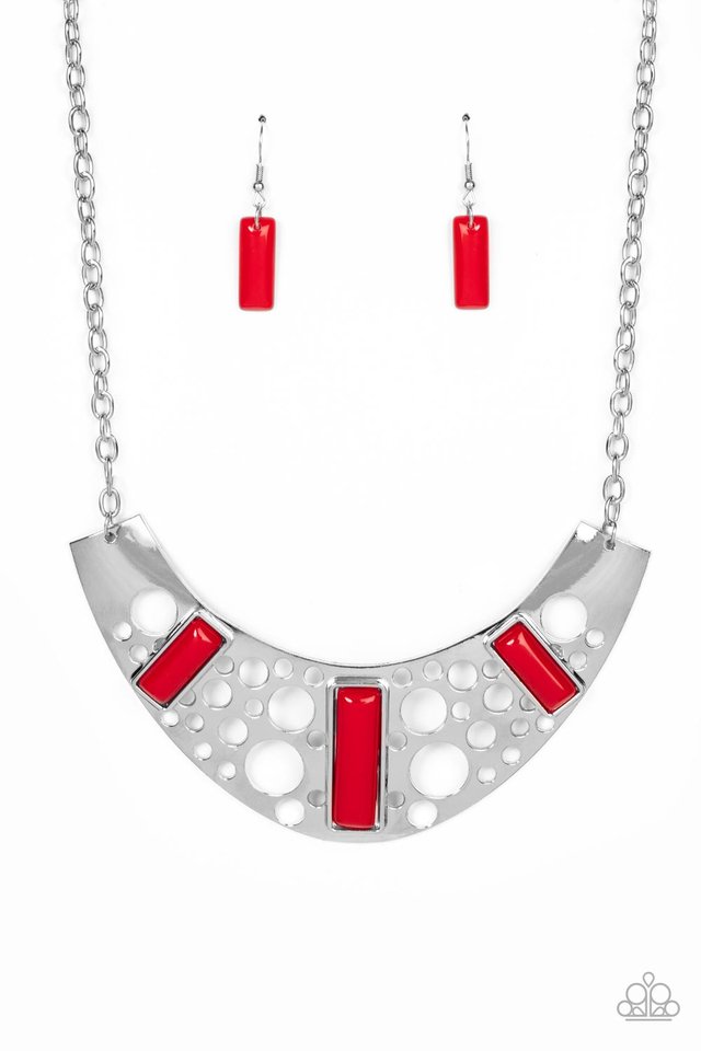 ���Real Zeal - Red - Paparazzi Necklace Image
