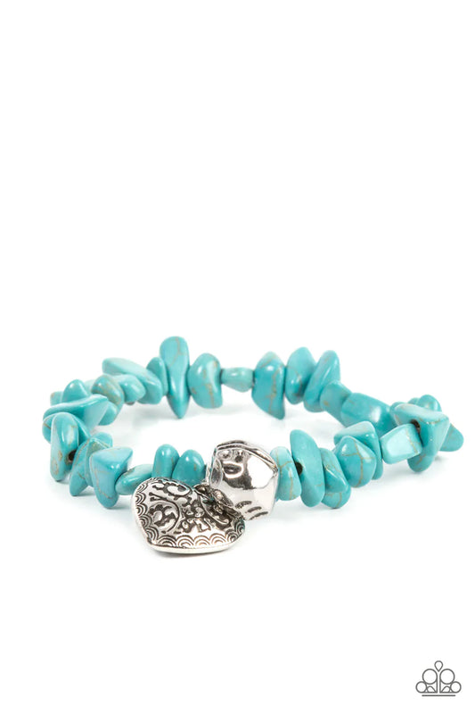 Paparazzi Bracelet ~ Love You to Pieces - Blue