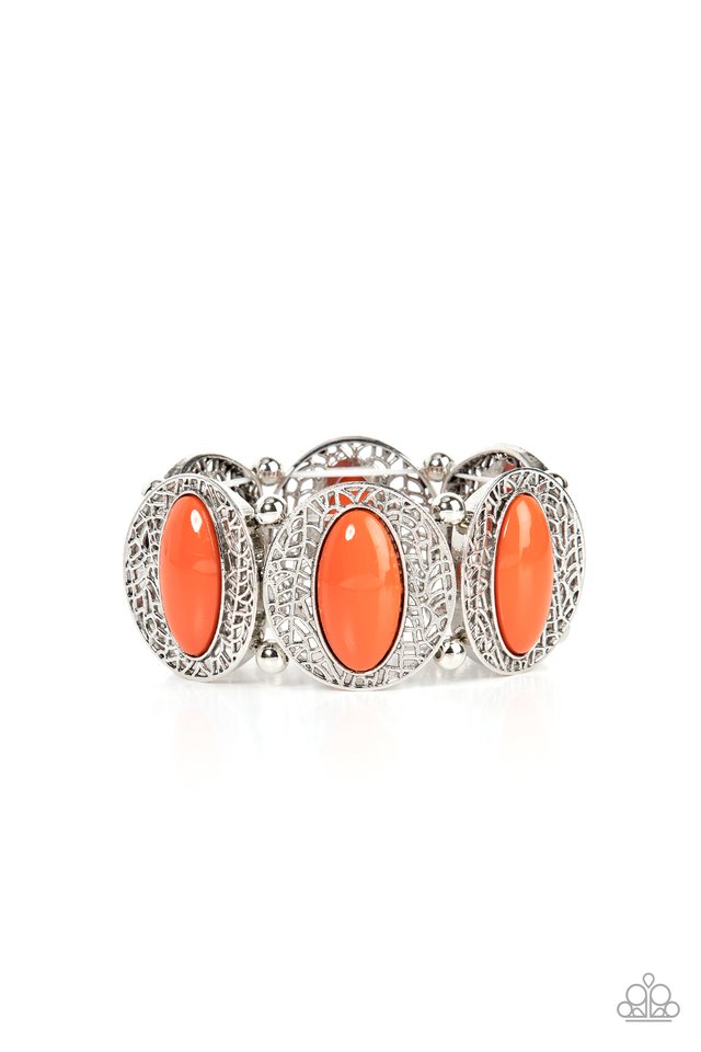 ���Eastern Escapade - Orange - Paparazzi Bracelet Image