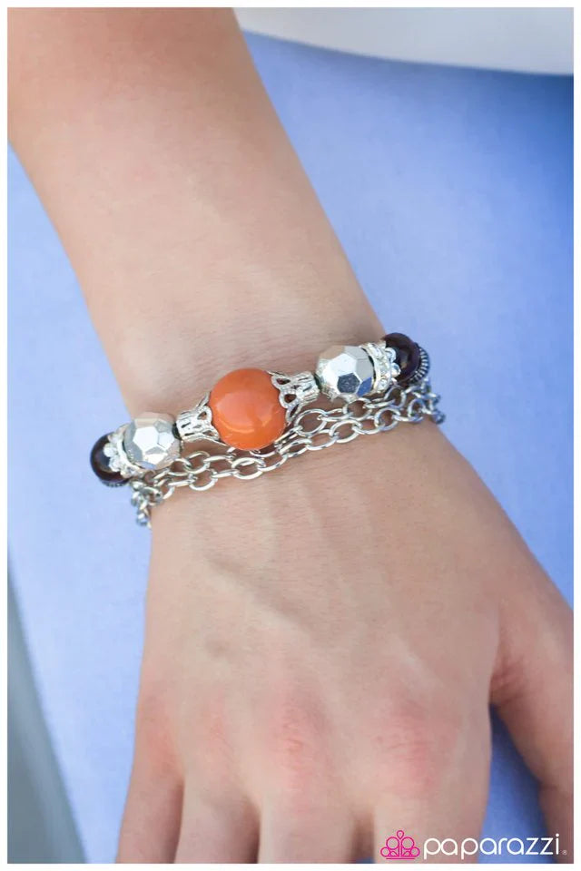 Paparazzi Bracelet ~ Belle Of The Ball - Orange