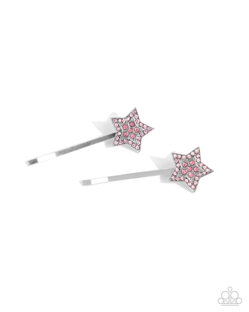 ​Just Getting STAR-ted - Pink - Paparazzi Hair Accessories Image
