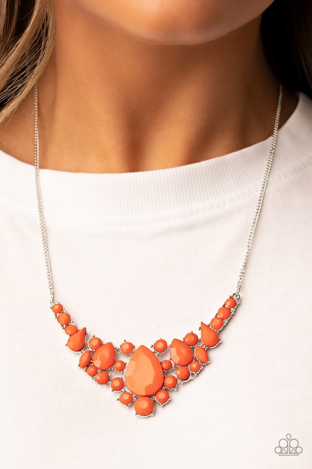 ���Bali Ballroom - Orange - Paparazzi Necklace Image