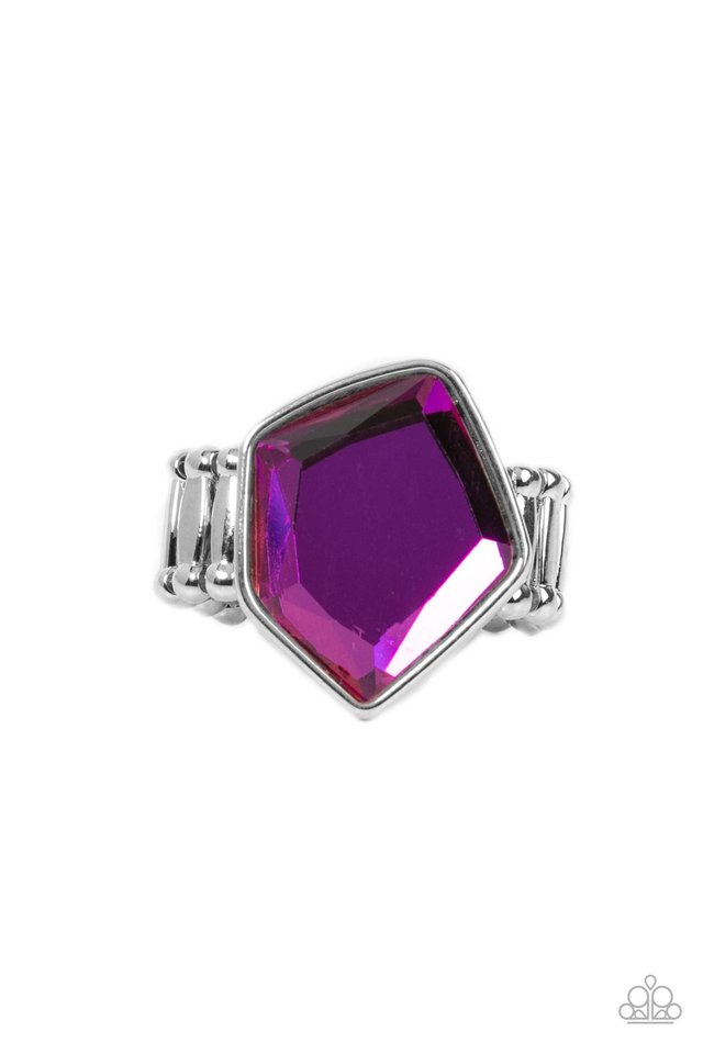 ���Abstract Escapade - Purple - Paparazzi Ring Image