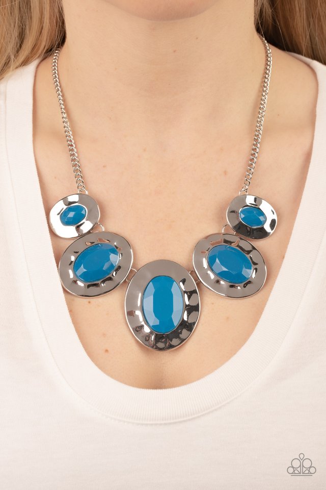 Rivera Rendezvous - Blue - Paparazzi Necklace Image