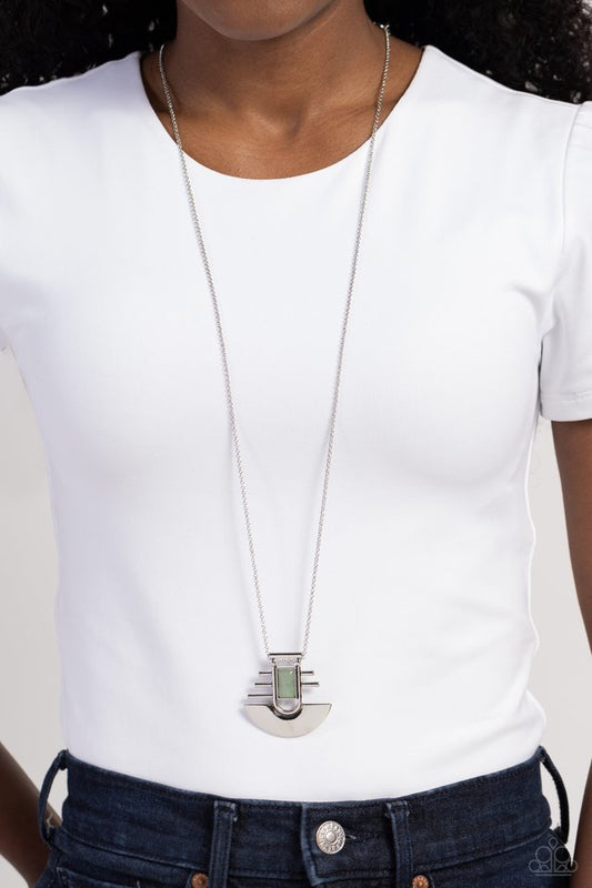 Soulful Serenity - Green - Paparazzi Necklace Image