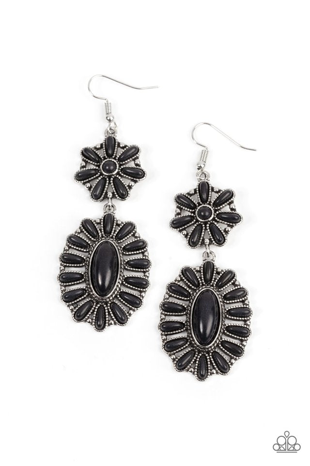 ​​Richly Rustler - Black - Paparazzi Earring Image