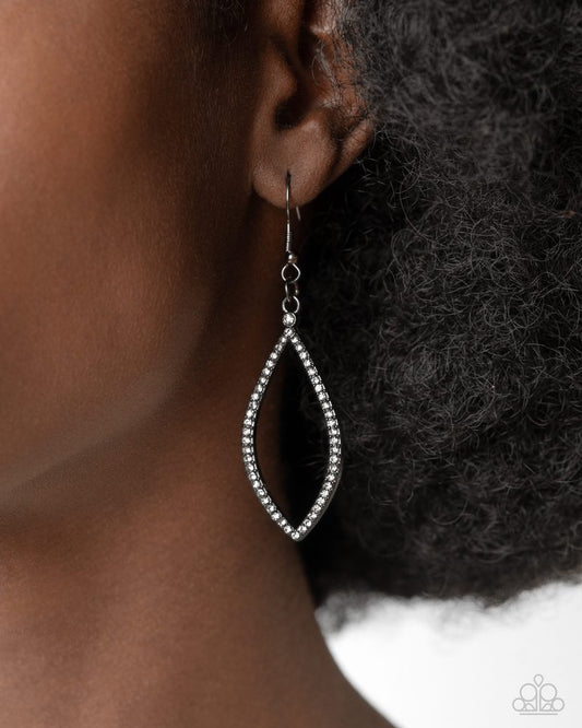 Twinkly Treat - Black - Paparazzi Earring Image