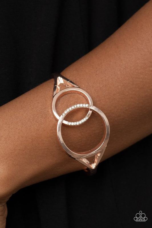 ​Scope of Expertise - Rose Gold - Paparazzi Bracelet Image