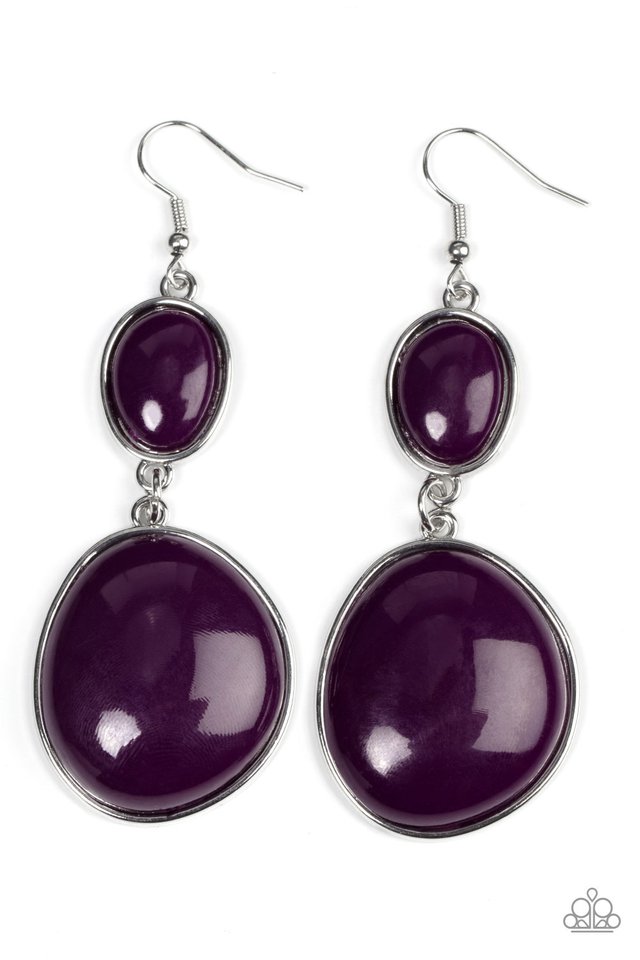Soulful Samba - Purple - Paparazzi Earring Image
