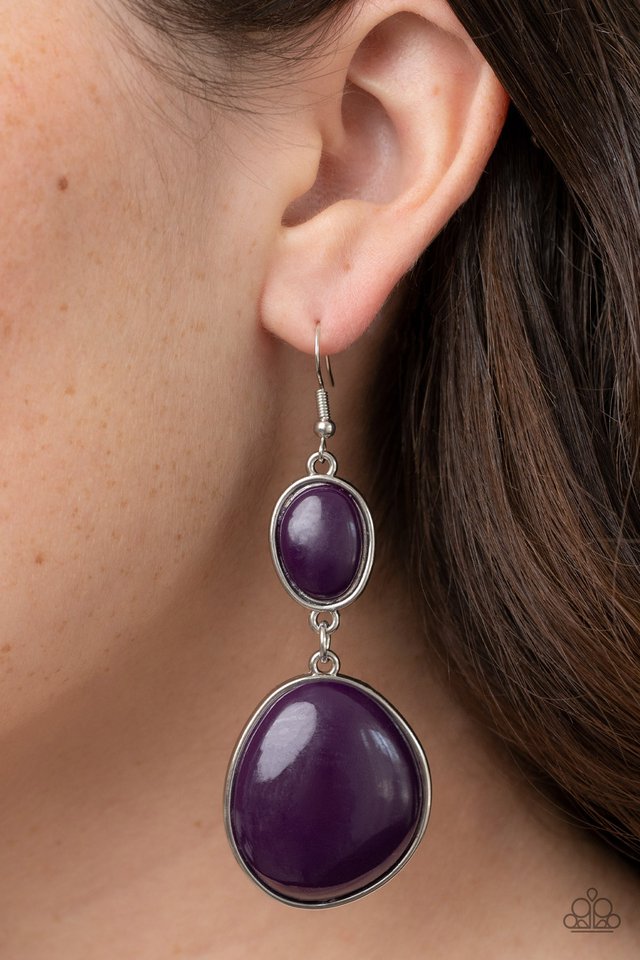 Soulful Samba - Purple - Paparazzi Earring Image
