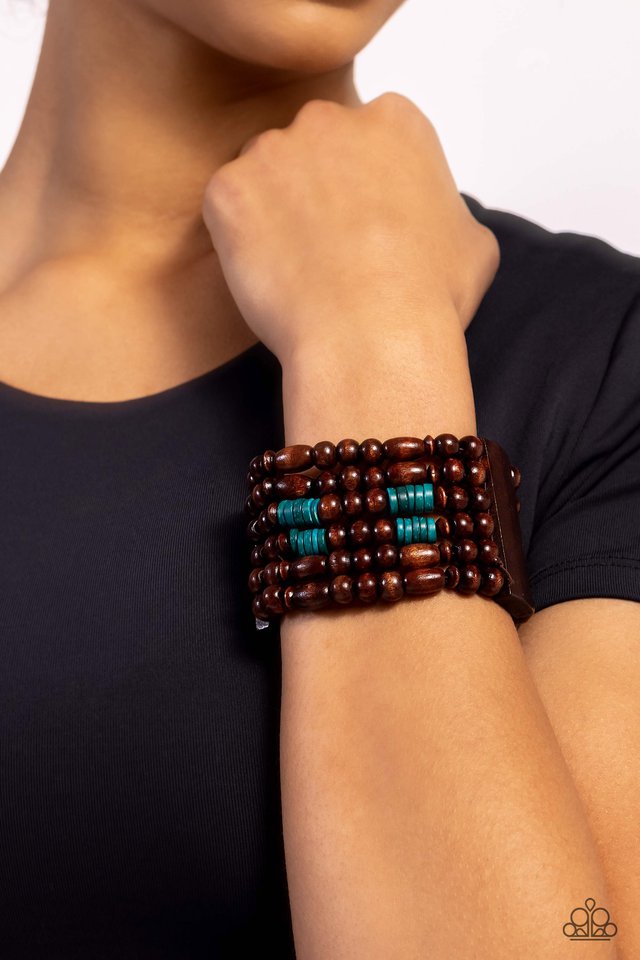 Paradise Palazzo - Blue - Paparazzi Bracelet Image