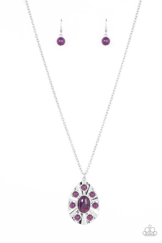Blissfully Bohemian - Purple - Paparazzi Necklace Image