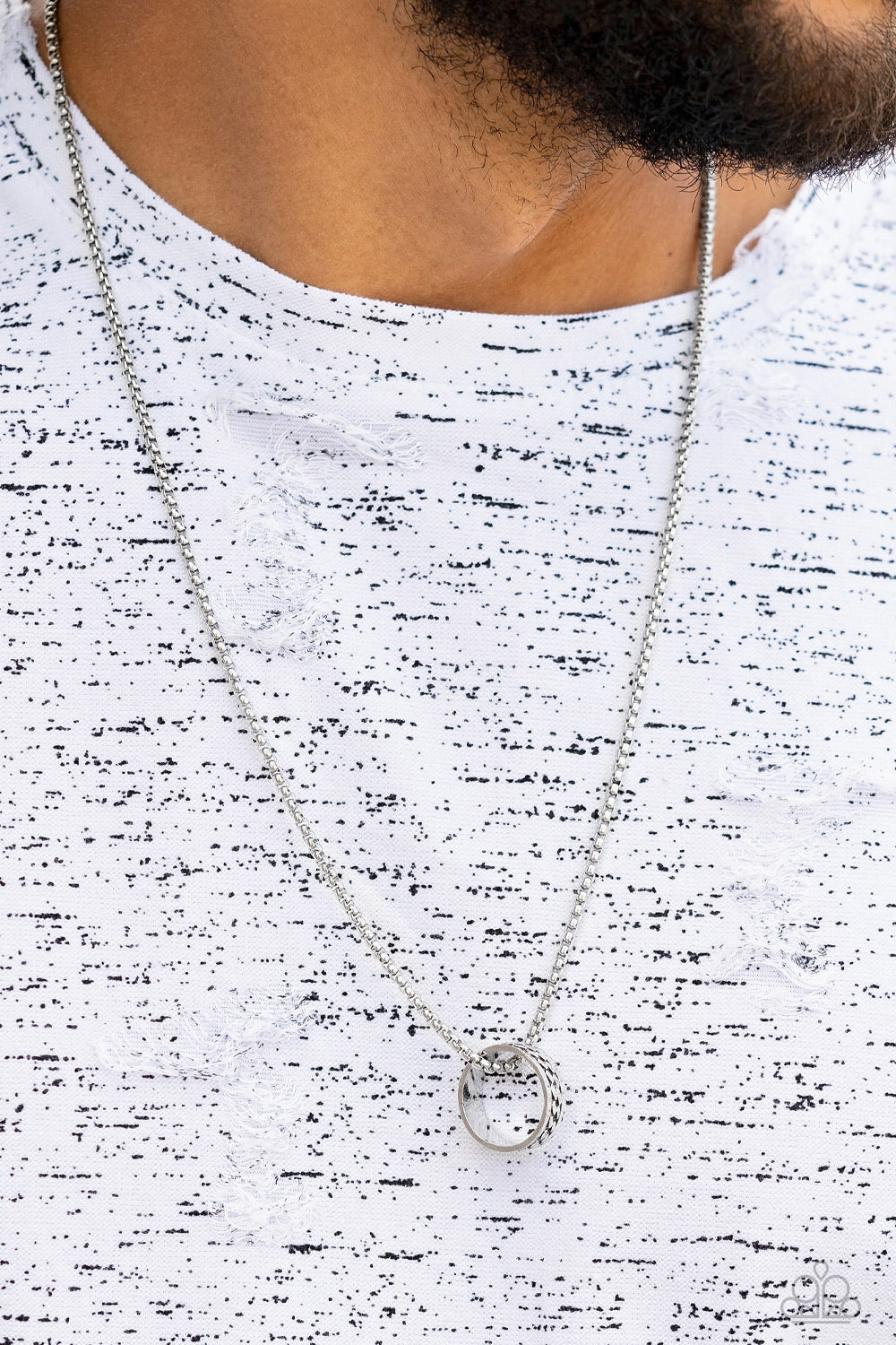 Paparazzi Necklace ~ Emotion Potion - Silver