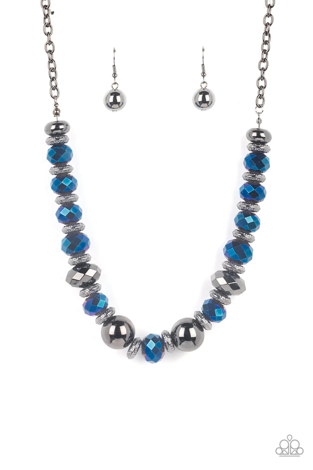 Paparazzi Necklace ~ Interstellar Influencer - Blue