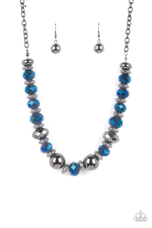 Paparazzi Necklace ~ Interstellar Influencer - Blue