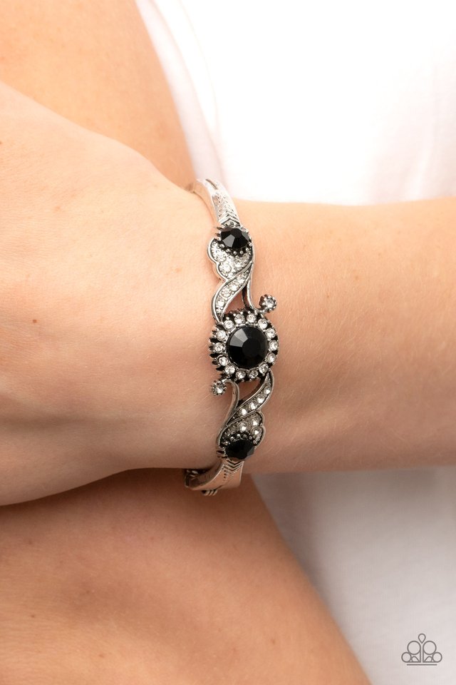 Expert Elegance - Black - Paparazzi Bracelet Image