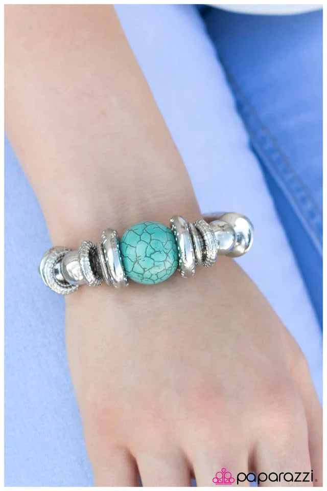 Paparazzi Bracelet ~ Do As The Romans Do... - Blue