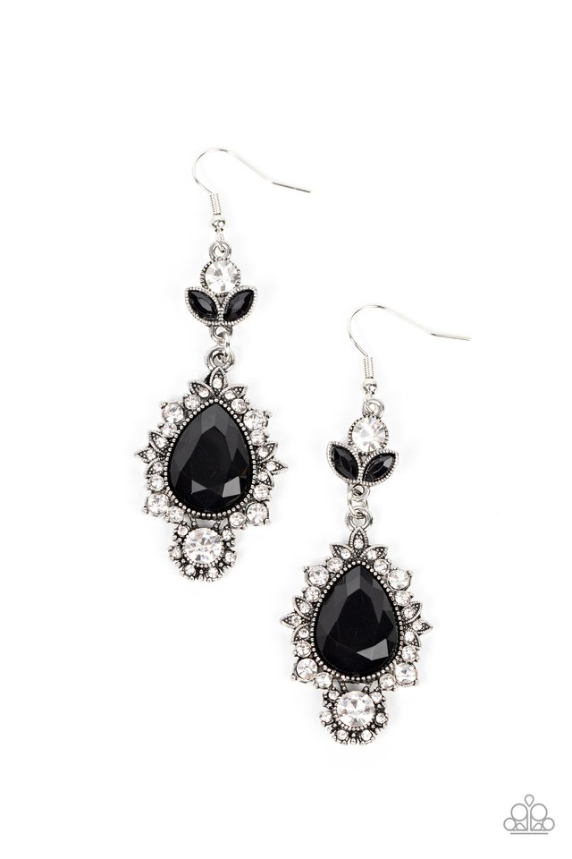SELFIE-Esteem - Black - Paparazzi Earring Image