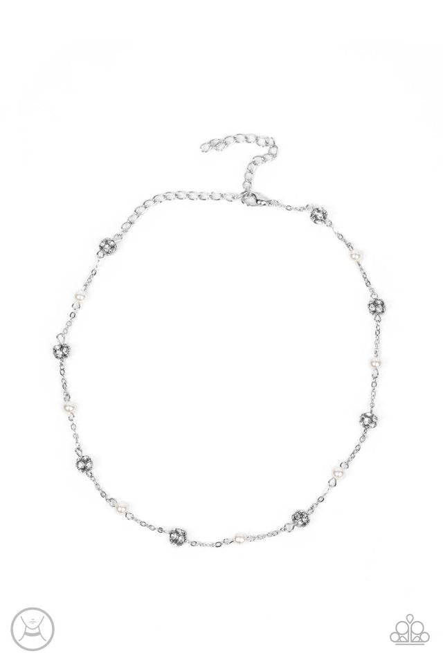 Rumored Romance - White - Paparazzi Necklace Image
