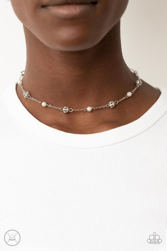 Rumored Romance - White - Paparazzi Necklace Image