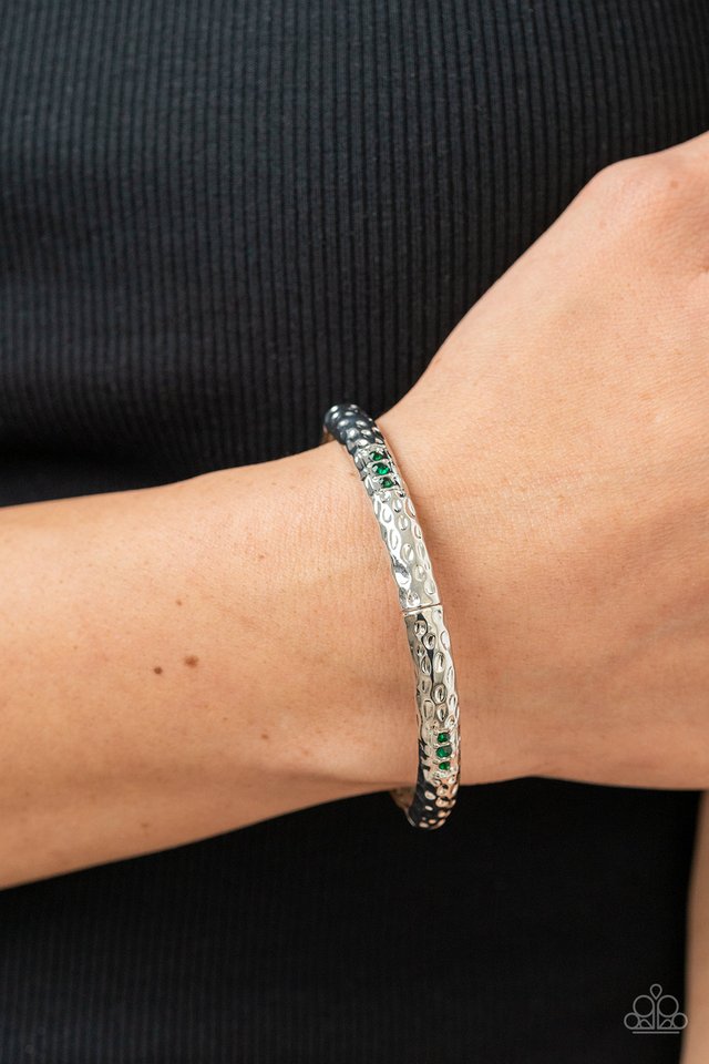 ​Reinvented Refinement - Green - Paparazzi Bracelet Image