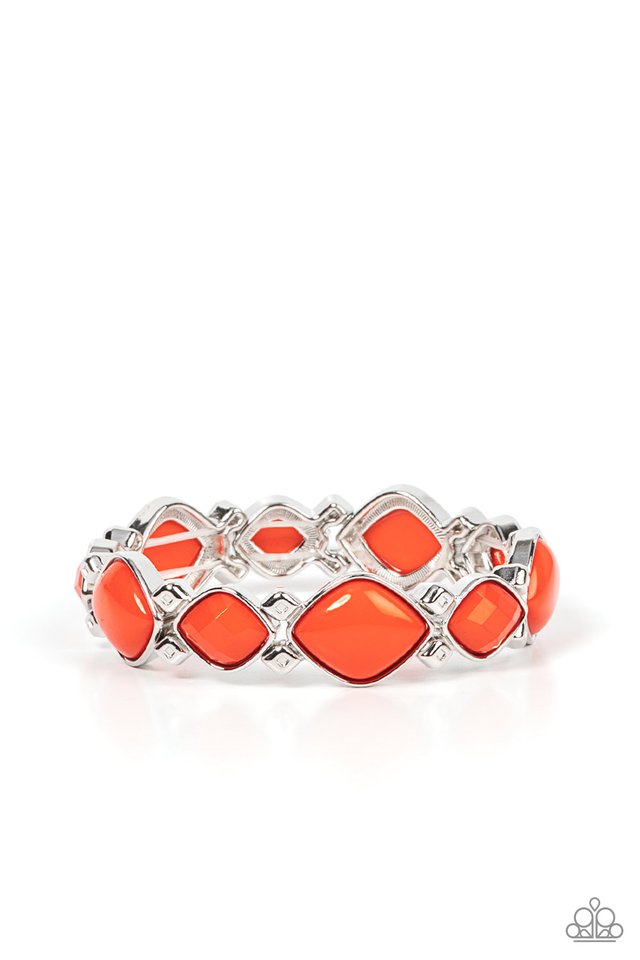 ���Boldly BEAD-azzled - Orange - Paparazzi Bracelet Image