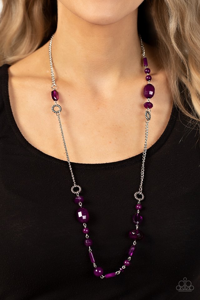 Craveable Color - Purple - Paparazzi Necklace Image