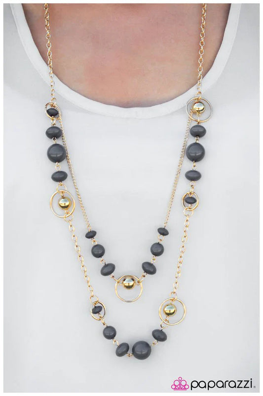 Paparazzi Necklace ~ Outlier - Gold