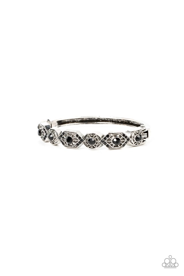 Eye-Opening Opulence - Black - Paparazzi Bracelet Image