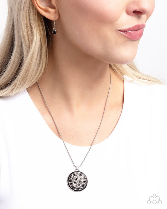 Exclusive Emblem - Black - Paparazzi Necklace Image