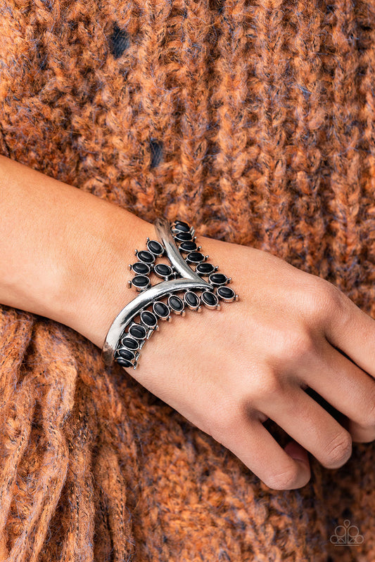 Paparazzi Bracelet ~ Teton Tiara - Black