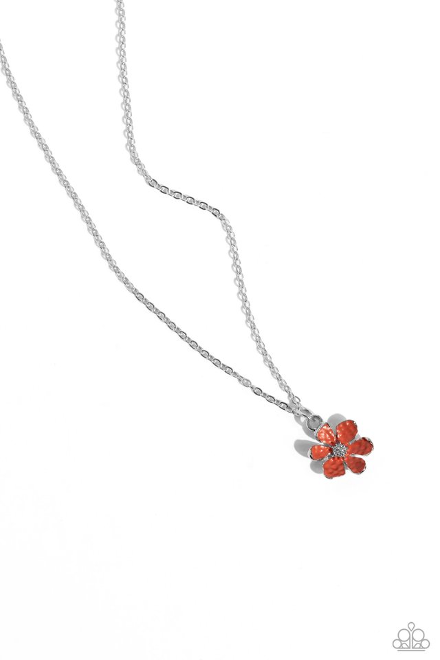 Cottage Retreat - Orange - Paparazzi Necklace Image