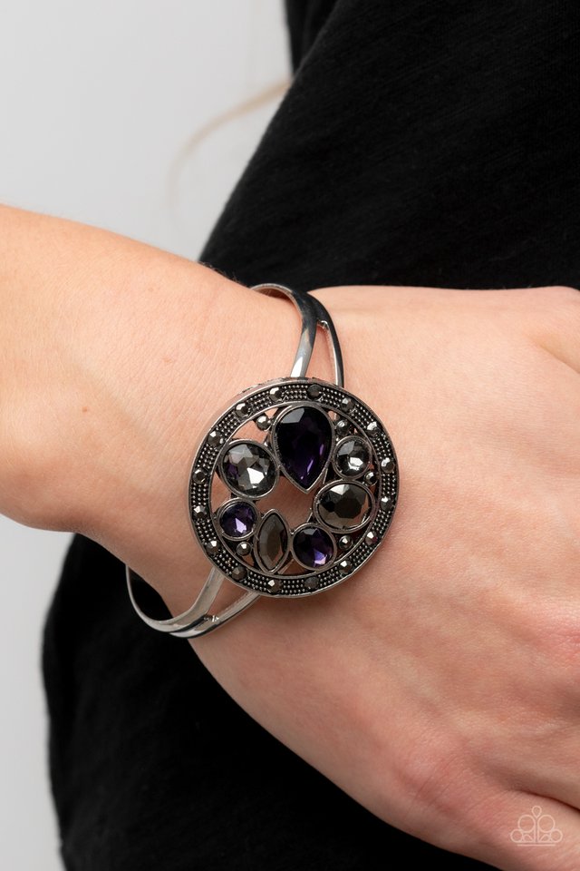 Time to Twinkle - Purple - Paparazzi Bracelet Image