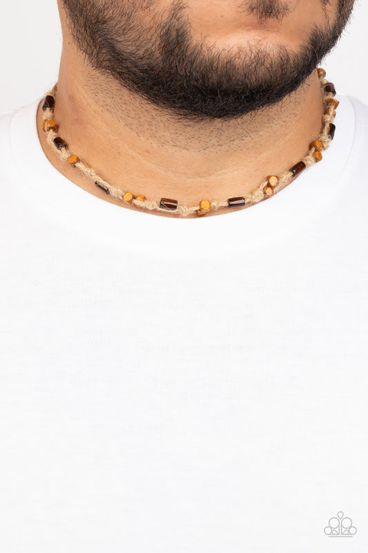 Terra Tour - Brown - Paparazzi Necklace Image