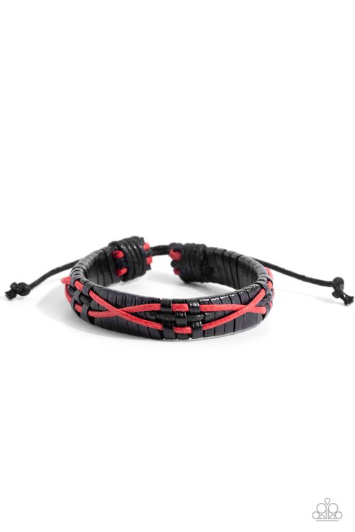 Change your ALTITUDE - Red - Paparazzi Bracelet Image